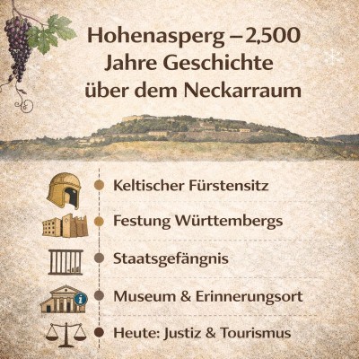 Hohenasperg: Vom keltischen Fürstensitz zum historischen Lernort